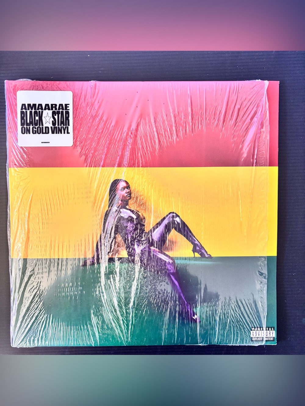 Amaarae Black Star LP Gold Vinyl Golden Angel Colored Record Unplayed 2025